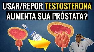 Usar/Repor TESTOSTERONA aumenta sua próstata?