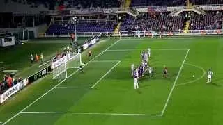 FIORENTINA vs JUVENTUS 0-1 20/03/2014 Goal Andrea Pirlo (live)