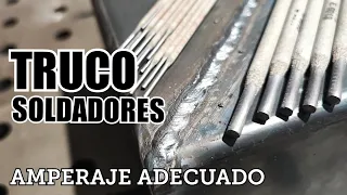 TRUCO SOLDADORES, Cómo regular el AMPERAJE en maquina de SOLDAR.