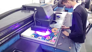 3D PRINTING MACHINE IN ACTION, 3D PRINTING DESIGNING ON COOLER FRONT SIDE LOOKS WOW, JUST AMAZING