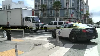 Raw Video: Scene Of Fatal Bicycle Crash In San Francisco