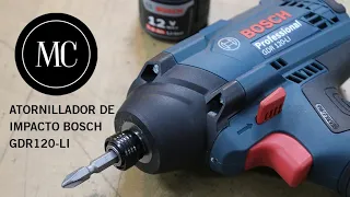 Atornillador de impacto Bosch GDR 120-LI. Revisión, demostración y Tips!!