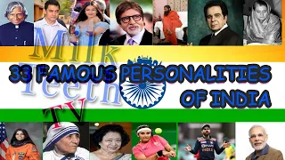 Famous Personalities of India // List of Famous Indians // General knowledge for kids Famous People