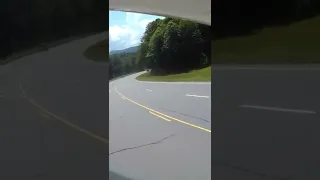 Incredible video shows the moment a small plane makes an emergency landing on a NC highway #short