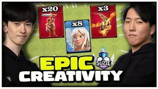 EPIC CREATIVITY | NAVI vs CHASMAC GS | SHOWMATCH SUZIE CUP | Clash of Clans