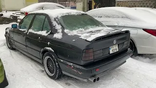 Катафоты Hella Black BMW E34 + задние противотуманки