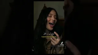 Faouzia singing her own version/cover of 🎶In my blood🎶 (by Shawn Mendes) | with arabic subtitles