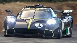 Pagani Huayra R SOUND *THE BEST* SOUNDING CAR OF GOODWOOD FESTIVAL OF SPEED 2023?!?
