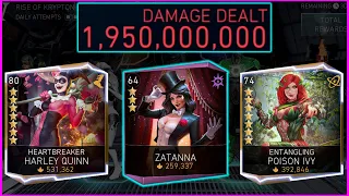 3 Star Zatanna LOA Easy 2 Billion Damage Injustice 2 Mobile