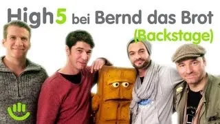 High5 bei Bernd das Brot - Backtage...äh...BACKSTAGE!