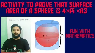 Activity to prove that the surface area of a sphere is 4*pi*r2