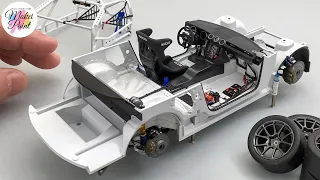 Tamiya Ford Mustang GT4 1/24 Scale Model Build Interior