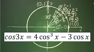Trigonometry Identity: cos3x = 4cos^3(x) - 3cosx