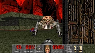 Doom 1 - Final Boss Spider Mastermind & Ending