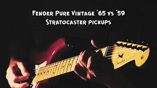 Fender Pure Vintage '65 vs '59 Stratocaster pickups | Fender American Original Stratocaster