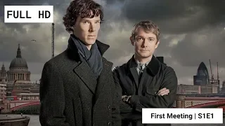 Sherlock & John First Meeting | A Study In Pink | Sherlock BBC & Netflix