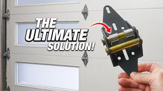 How To STOP Rattles, Squeaks, Noise & Energy Lost On Garage Doors! THE ULTIMATE SOLUTION! DIY FIX!