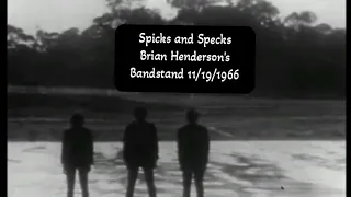 Spicks and Specks - The Bee Gees (Brian Henderson's Bandstand 11/19/1966)