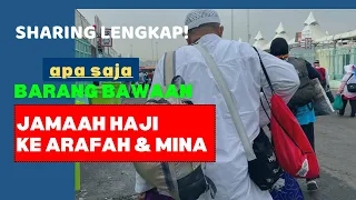 Apa saja barang bawaan jamaah haji ke Arafah Muzdalifah Mina. Calhaj tonton ini #hajiindonesia #hajj