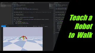 Teach a robot to walk using Machine Learning