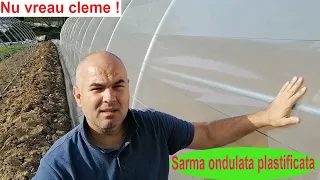 Cum fixez folia la capatul solarului❓Nu vreau cleme❗Am bagheta metalica-sirma ondulata plastificata