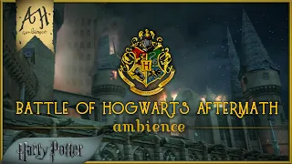 ⚡️ Hogwarts ASMR - Hogwarts battle Aftermath | Ambience & Animation | Harry Potter ambience [HD] ⚡️