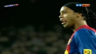Ronaldinho vs Racing Santander (11/02/2007)