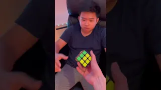 Can you solve a 2 move Rubik’s cube scramble? 🤔