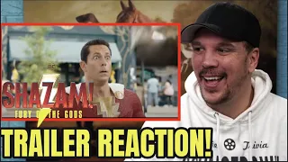 SHAZAM! FURY OF THE GODS - Official Trailer 2 REACTION! | DC | DCU