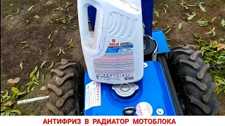 АНТИФРИЗ В РАДИАТОР МОТОБЛОКА