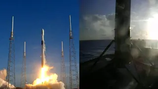 Falcon 9 launches KPLO (Danuri) and Falcon 9 first stage landing