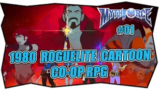 MYTHFORCE #1 ★ 1980 ROGUELITE CARTOON CO OP RPG ★ Gameplay German ★ Deutsch ★ Tipps & Tricks ★ XBOX