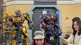 Optimus Prime and Bumblebee Meet and Greet at Universal Studios Hollywood 2023