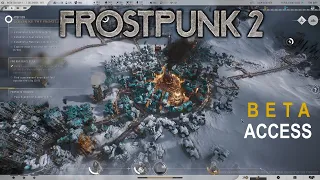 Frost punk 2 beta gameplay, Utopia Builder preview - bad ending (no commentary) 0001