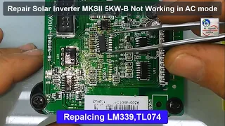 How to Repair Solar Inverter MKS II 5KW-B  Not working in Line mode (No AC charging, No Bypass)