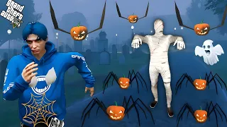 Halloween ညမှာ အသက်ရှင်နိုင်မလား???🎃🎃 / Halloween in GTA V / GTA 5 Myanmar