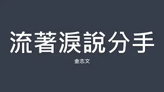 金志文 Kim Jimun / 流著淚說分手【歌詞】