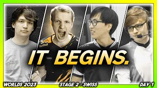 JANKOS JOINS THE CAST (Worlds 2023 CoStreams | Swiss Stage - Day 1)