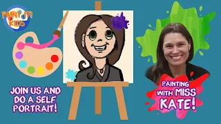 Drawing and Painting for kids - Learn to Draw Your First self Portrait - art for kids