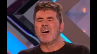 UNBELIEVABLE! She Is Changing Clothes In Front of Everyone! (Simon Falling a Sleep) | X Factor UK