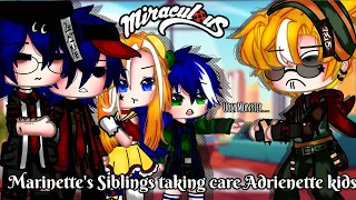 Marinette's Siblings taking care Adrienette Kids || MLB || Original || Gacha Club || Gacha Life