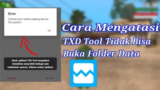 Cara Mengatasi Tidak Bisa Buka Data di TXD Tool | Critical Error Folder Android 11