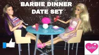 Unboxing Barbie Dinner Date Set/ BARBIE VIDEOS/ BARBIE DOLLS