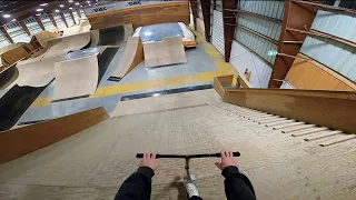 Mega Ramp AirBag Scooter Tricks!