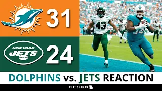 Dolphins vs Jets Reaction, Dolphins Rumors & Highlights On Tua, Duke Johnson + NFL Playoff Picture