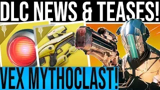 Destiny 2. VEX MYTHOCLAST & VAULT OF GLASS TEASE! Cross Play, New Worlds, Taken King Stats, Artifact