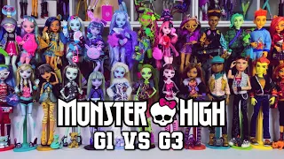 Monster High G1 vs G3 Comparisons! (Adult Collector)