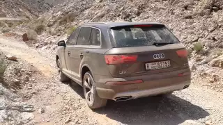 The 2016 Audi Q7 on and off road in Oman