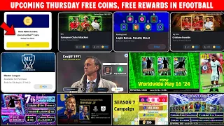 New Update On Tomorrow! 7th Anniversary Campaign, Free Coins, Free Rewards in eFootball 2024 Mobile