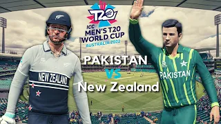 Pakistan vs New Zealand | T20 World Cup Semifinal | CRICKET 22
